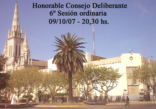 Sesiona este martes el H.C.D.