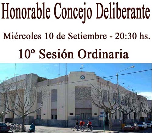 10� Sesi�n Ordinaria este mi�rcoles