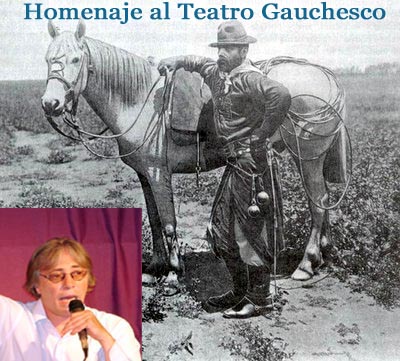 Homenaje al teatro gauchesco