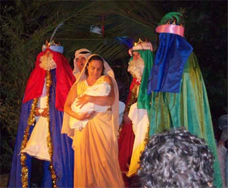 Llegaron los Reyes Magos al parque