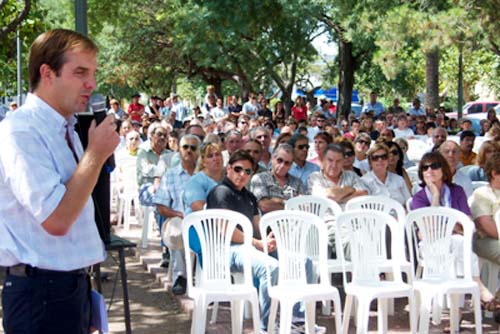 Erreca convoc� a debatir sobre seguridad