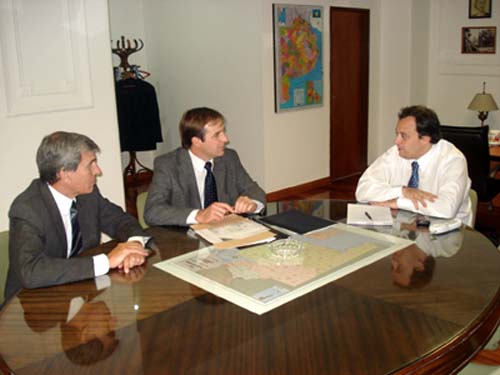 Erreca y Sim�n se reunieron con el Ministro Ferr�