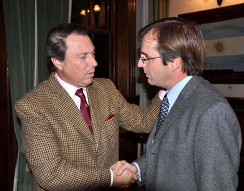 Erreca se reuni� con el Ministro Casal
