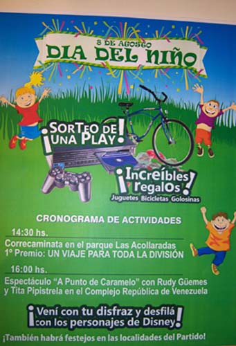 dia del nino. festejos del Día del Niño