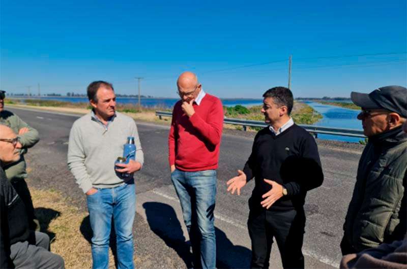 Se busca el escurrimiento y control del agua en el Partido de Bolívar