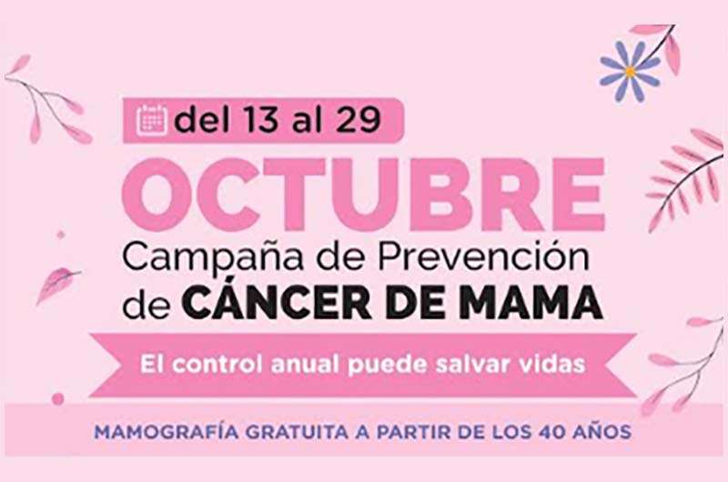 Prevención de Cáncer de Mama: se realizan mamografías gratuitas