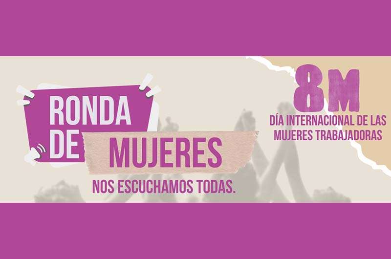 Ronda de mujeres por el Día Internacional de la Mujer Trabajadora