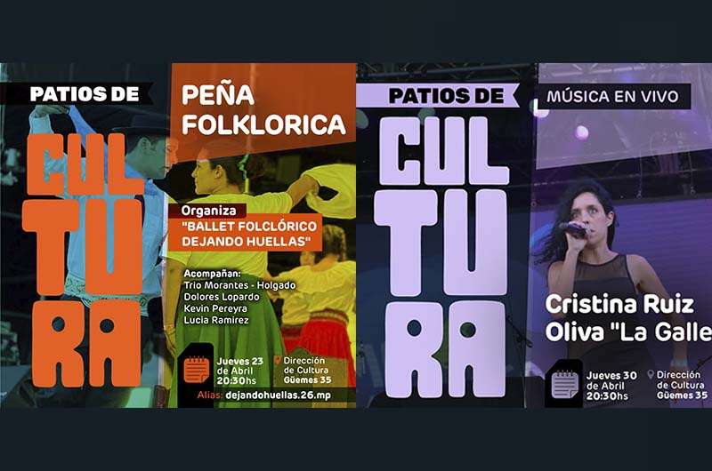 Dos nuevas fechas de Patios de Cultura