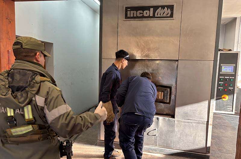 Comunicado sobre incineración de estupefacientes
