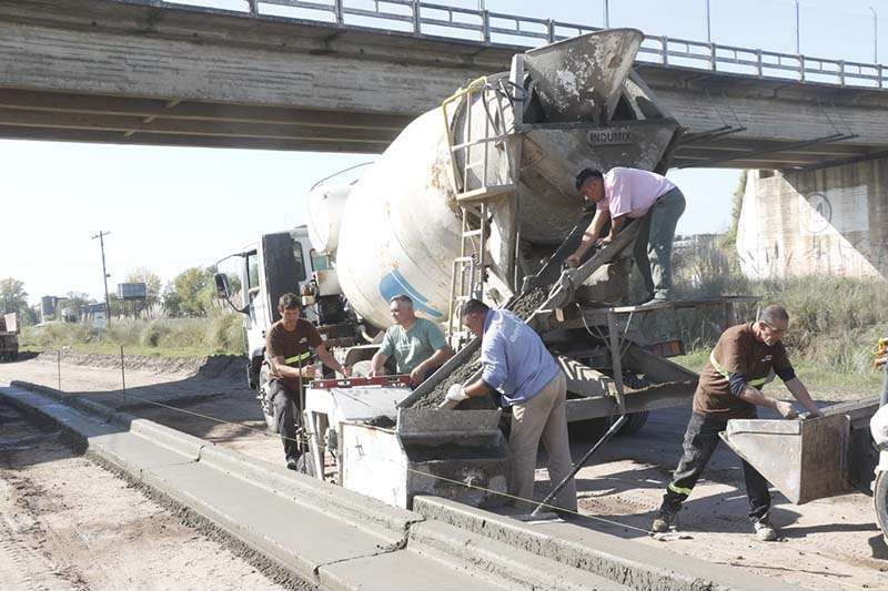 Continúan los trabajos sobre Av. Boero