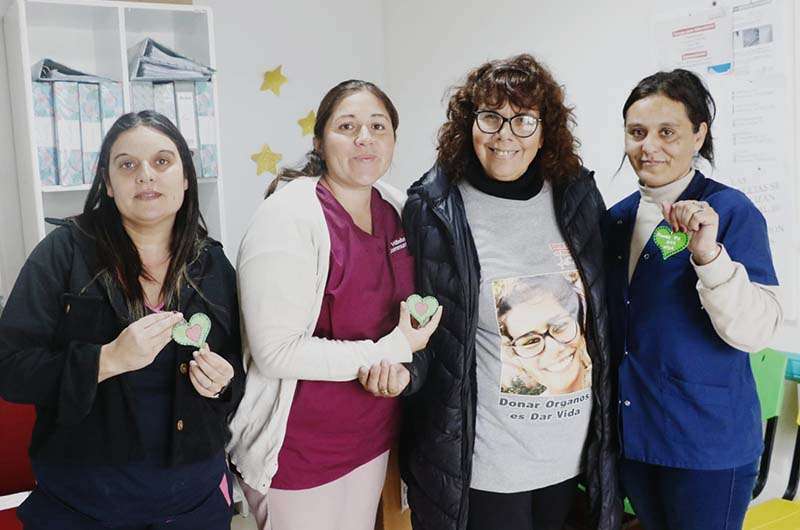 Patricia Moreno recorrió los CAPS promoviendo la donación de órganos