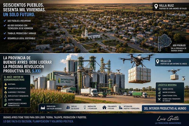 La provincia de Buenos Aires debe liderar la próxima revolución productiva