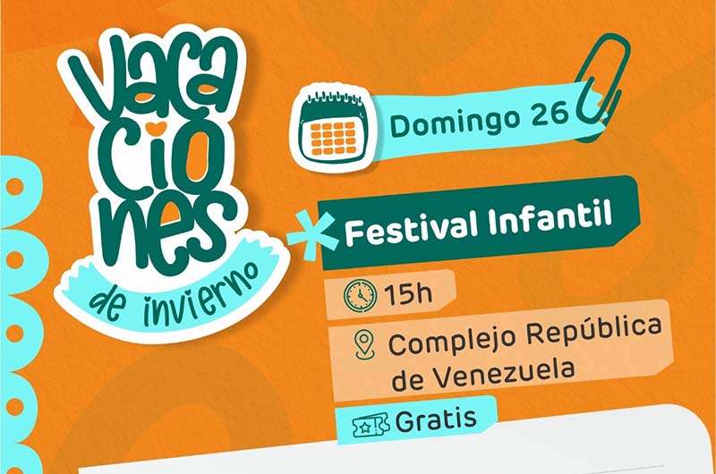 Festival infantil en el Complejo República de Venezuela