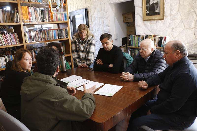 Reunión de trabajo con las bibliotecas populares