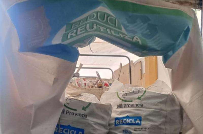 Más de 400 kilos de plástico fueron enviados a reciclaje