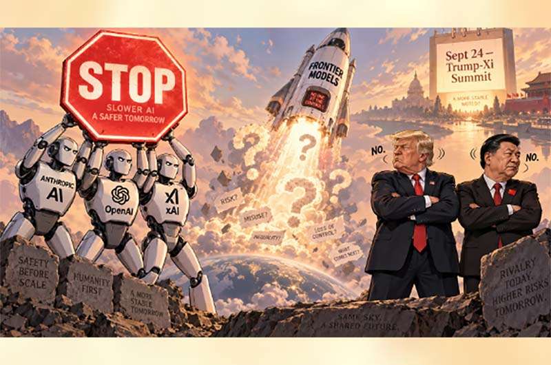 Los CEOs de la IA piden frenar. Trump y Pekín responden: no.